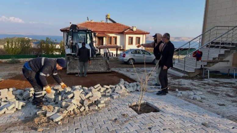 Ağın Belediyesinden çevre düzenlemesi çalışmaları