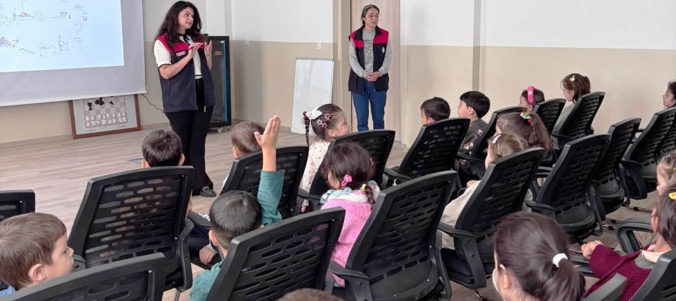 Ağın'da Öğrencilere Gıda İsrafı bilgilendirmesi yapıldı