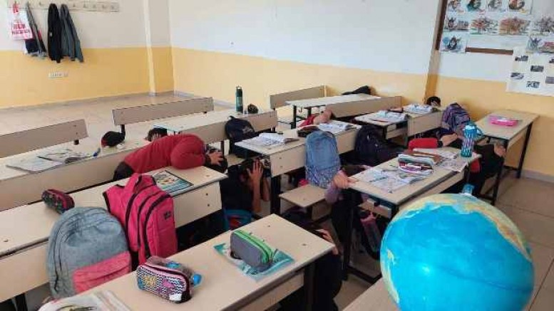 Ağın'da tahliye tatbikatı gerçekleştirildi
