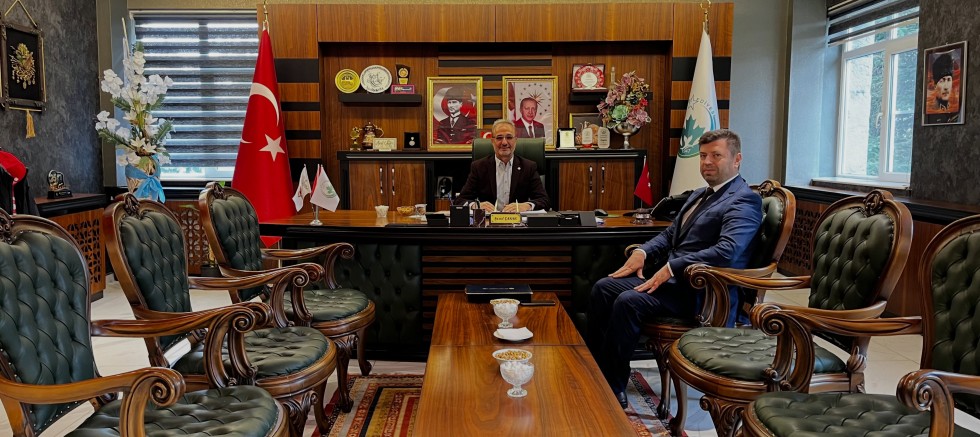 AĞIN'IN YENİ İLÇE MÜFTÜSÜ MUSTAFA KILINÇ'A HAYIRLI OLSUN ZİYARETLERİ