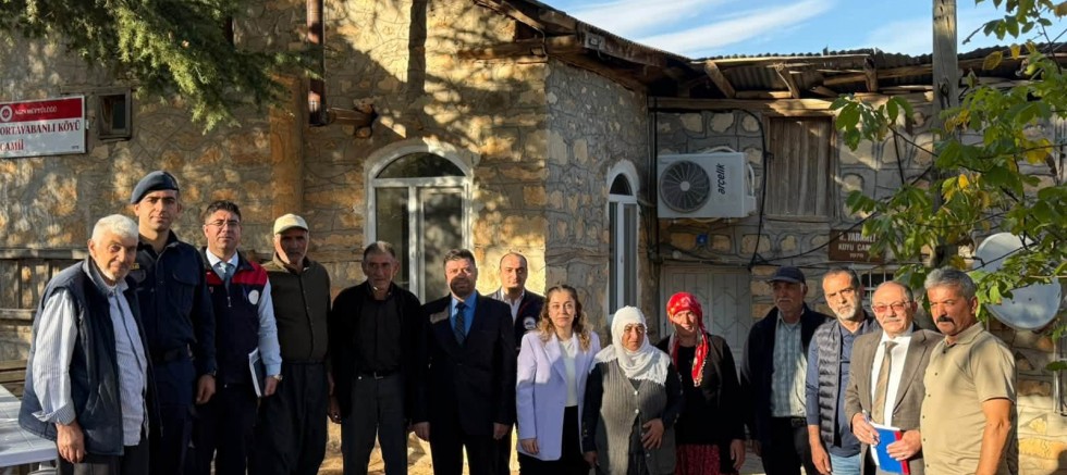 Ağın  Kaymakamı Yılmaz köy ziyaretlerini sürdürüyor