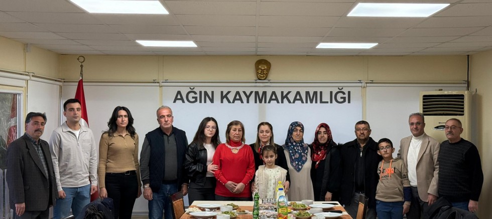 Ağın Kaymakamı Yılmaz Şehit Aileleri ile iftarda buluştu