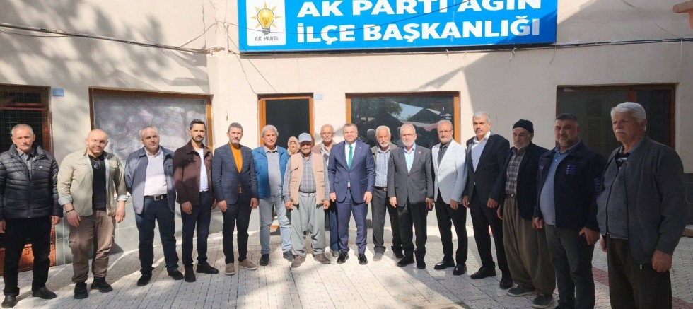 AK Parti Diyarbakır Milletvekili  Yaz,Türkiye Yüzyılı buluşması kapsamında Ağın'ı ziyaret etti