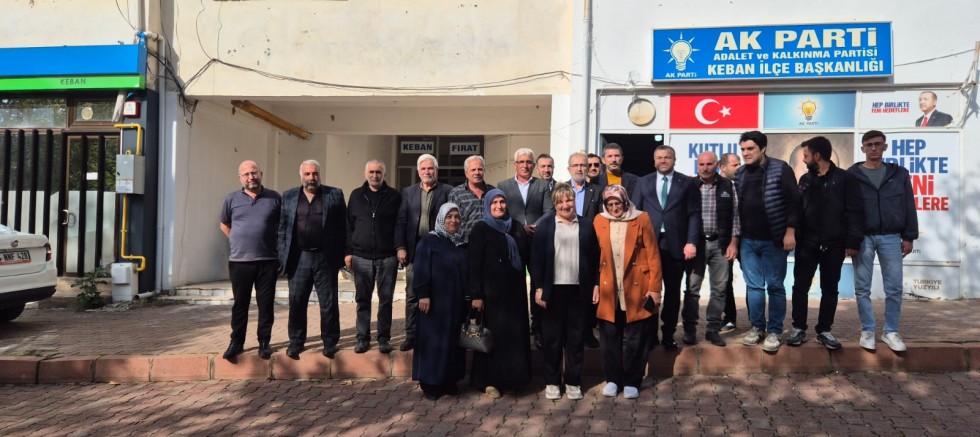 AK Parti Diyarbakır Milletvekili  Yaz,Türkiye Yüzyılı buluşması kapsamında Keban'ı ziyaret etti