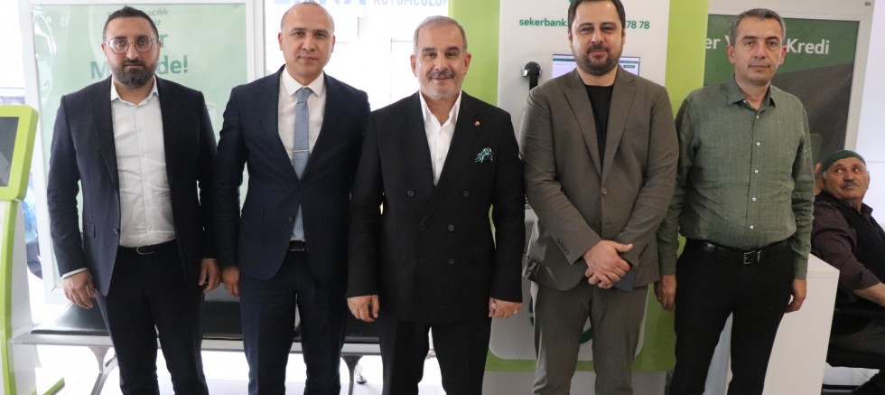 BAŞKAN ALAN'DAN BANKALARA NEFES KREDİSİ ZİYARETİ