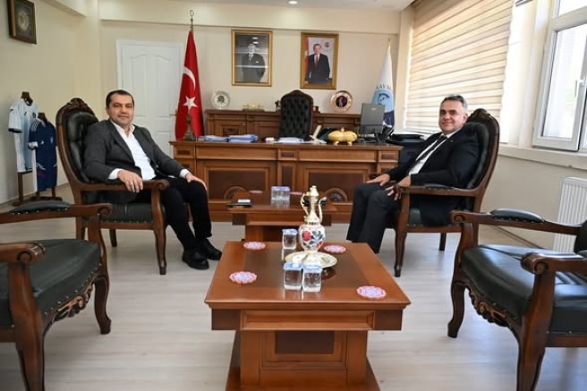 Elazığ Emniyet Müdürü Karan Keban Kaymakamı Onur'u ziyaret etti