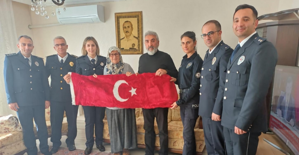 Elazığ Emniyeti Keban ve Ağın'da Şehit ve Gazi Ailelerini ziyaret etti