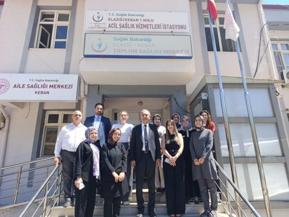  Elazığ Sağlık Müdürü  Gecekuşu Keban Toplum Sağlığı Merkezini ziyaret etti