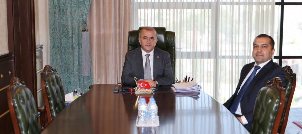 Elazığ Valisi Hatipoğlu, Keban Kaymakamı Onur'u kabul etti