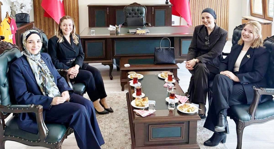 Keban Adliyesi Yargı Mensupları  Ağın Kaymakamı Yılmaz'ı ziyaret ettiler