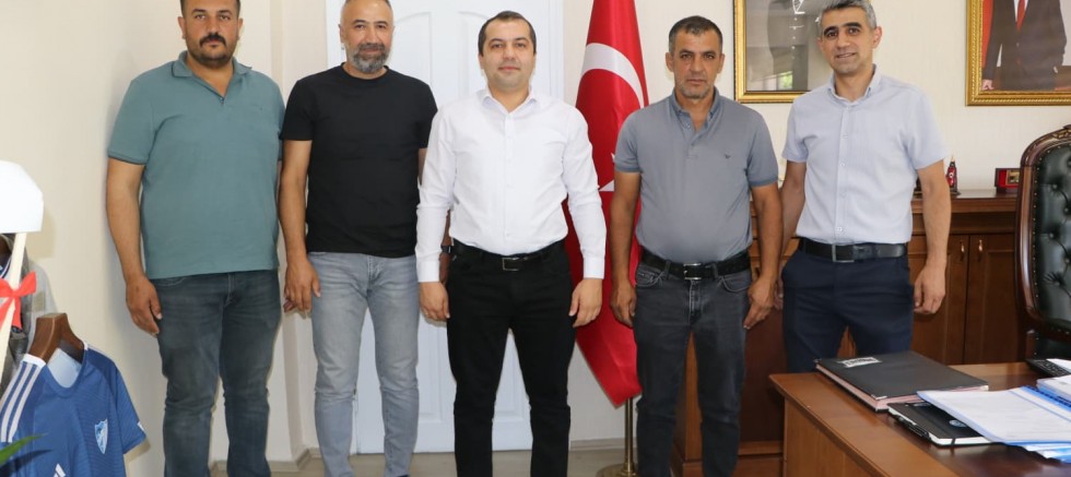 Keban Altınkürek Derneği Kaymakam Onur'a hayırlı olsun ziyareti