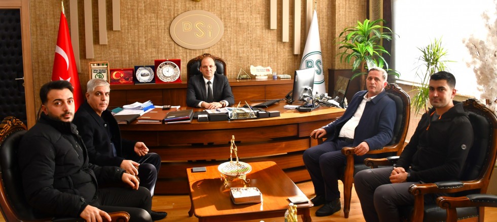 Keban Belediye Başkanı Doğan, DSİ Bölge Müdürü Açıkgöz'ü ziyaret etti