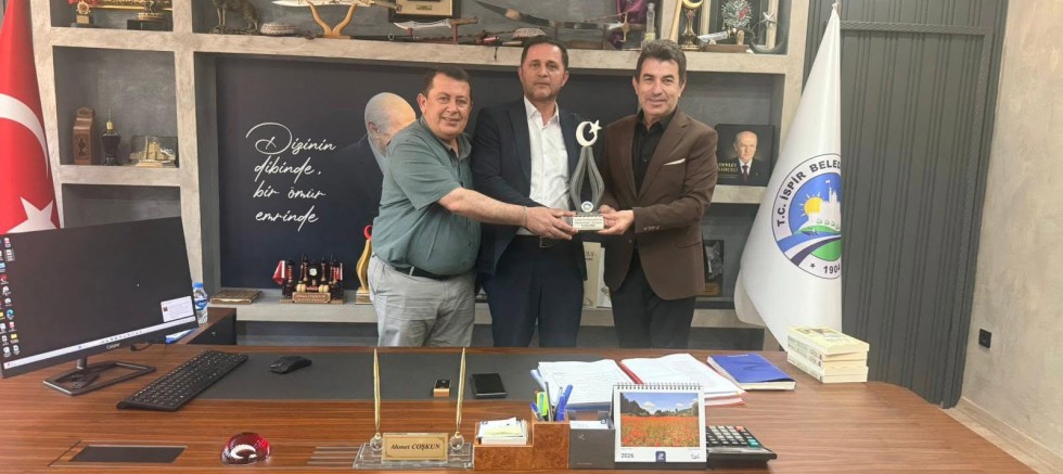 Keban Belediye Başkanı  Doğan, İspir Belediye Başkanı Coşkun'u ziyaret etti