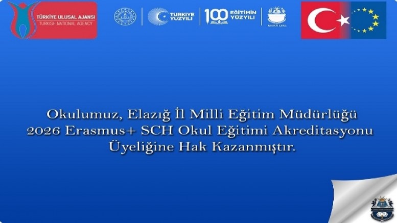 Keban Çok Programlı Anadolu Lisesi Erasmus Üyeliğine hak kazandı