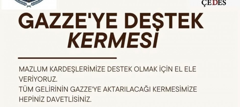 Keban Çok Programlı Anadolu Lisesi'nden Gazze'ye Destek Kermesi