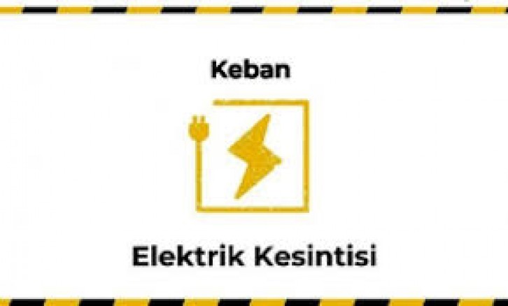 Keban'da 23 Mart günü nerelerde elektrik kesintisi olacak 