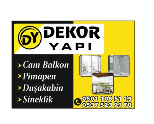 Keban'da Cam Balkon'da tercihiniz Dekor yapı olsun