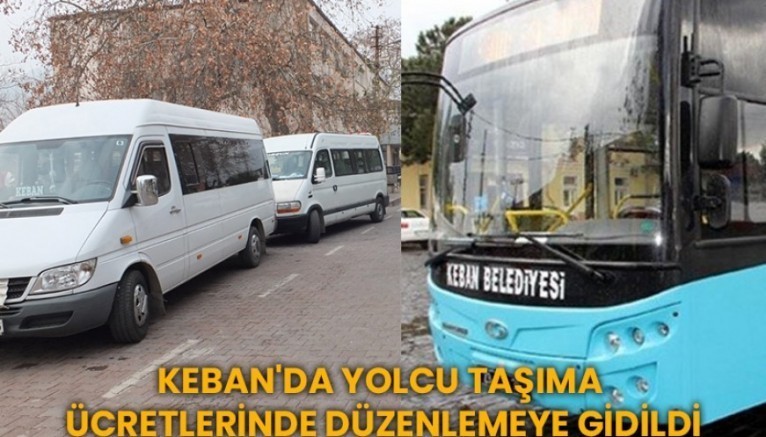 Keban’da  Minibüs  ve Otobüs ücretlerine Zam yapıldı