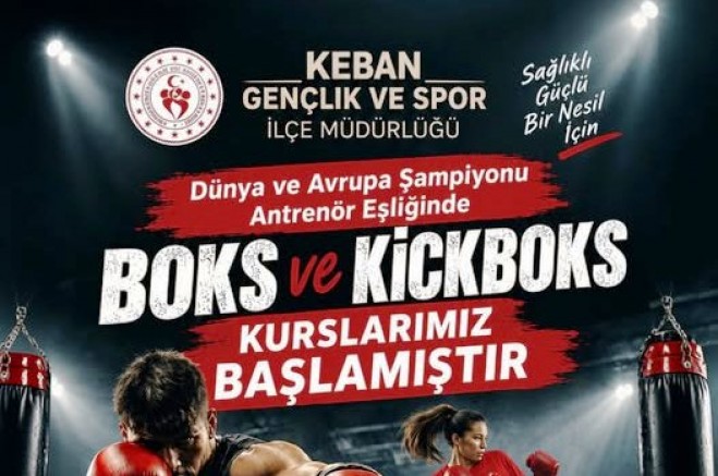 Keban'da Ücretsiz  Boks ve Kick-boks, Kurs başvuruları başladı