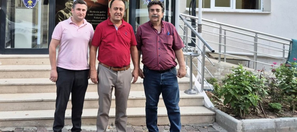 Keban Eski Emniyet Müdürü Polis Başmüfettişi Üngör Keban'ı ziyaret etti