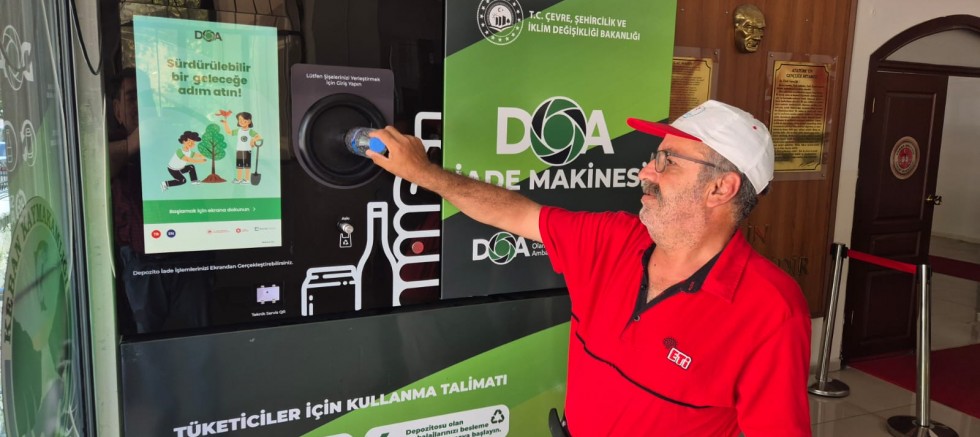 Keban İlçesine DOA Geri Dönüşüm Makinesi kuruldu