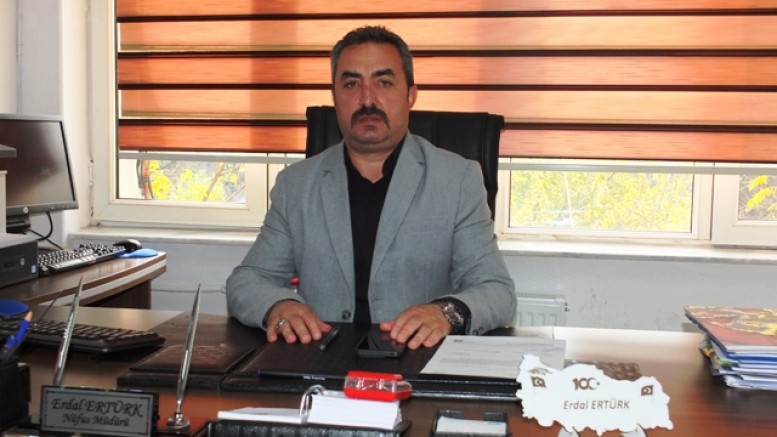 Keban'ın Yeni Nüfus Müdürü Ertürk görevine başladı