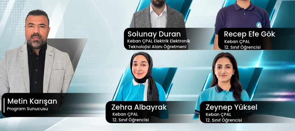 Kebanlı  Başarılı Öğrenciler  Projelerini  Yarın Akşam Kanal Fırat'ta anlatacaklar