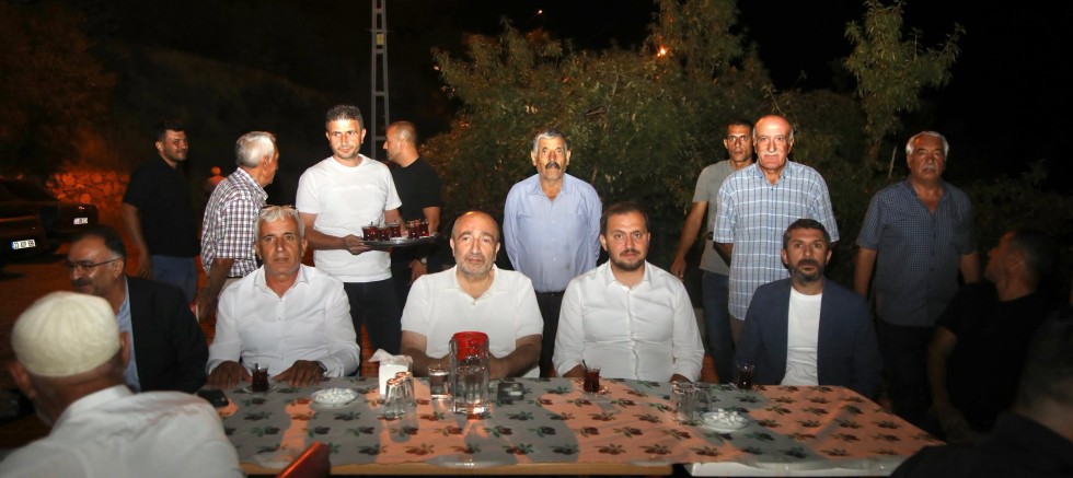 Milletvekili Ejder Açıkkapı Başkan Selmanoğlu Akşam Keban Piran Köylerinde Toplantı yaptı