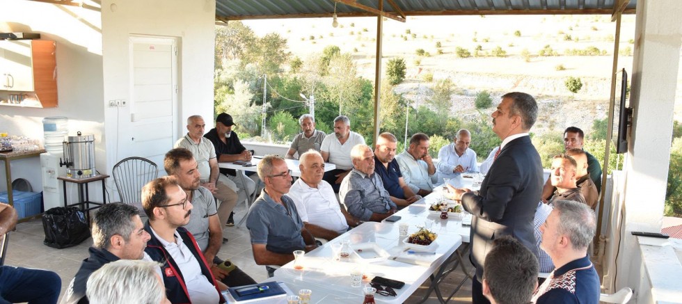 Milletvekili Keleş, Cip Barajı Sulama Kanalı’nda İncelemelerde Bulundu