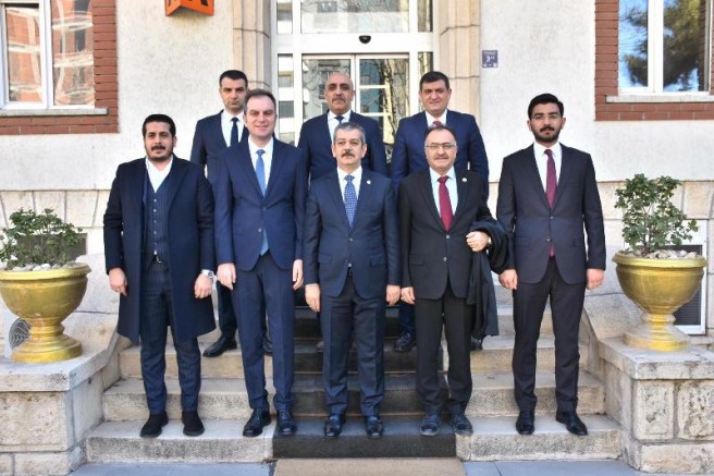 MV.KELEŞ VE KEBAN İL GENEL MECLİS ÜYESİ CAN BÖLGE MÜDÜRÜ GÜNEŞ’İ ZİYARET ETTİ