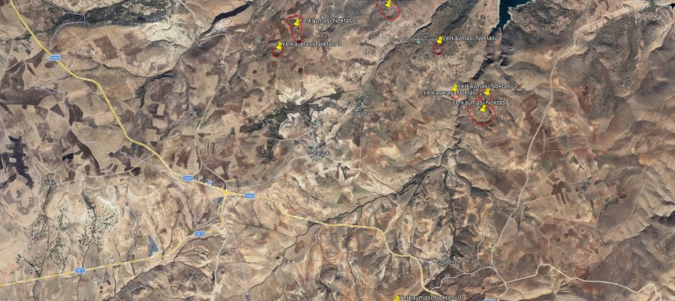 Prof.Dr. Ali Polat Denizli, Kopuzlu ve Saraycık yarkayması yapılarının uydu görüntülerini yayınladı