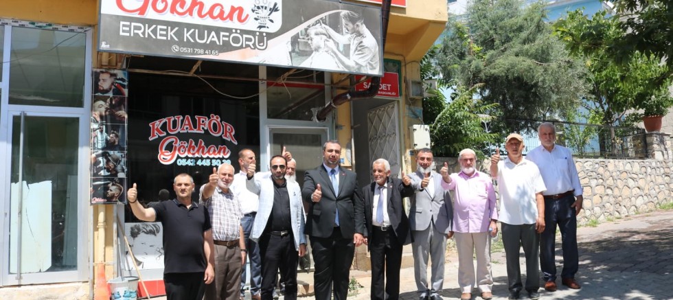 SAADET PARTİSİ İL BAŞKANI YÜKSEL PARTİSİNİN PERTEK KONGRESİNE KATILDI