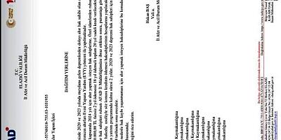 AFAD'DAN AHIR YAPIM İŞLERİ DUYURUSU