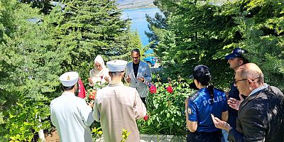 Ağın'da Kurban Bayramında Şehit Kabirleri ziyaret edildi