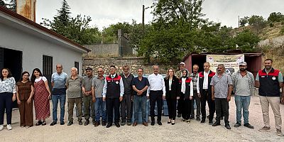 Ağın'da Proje kapsamında 150 Arı Kovanı dağıtıldı