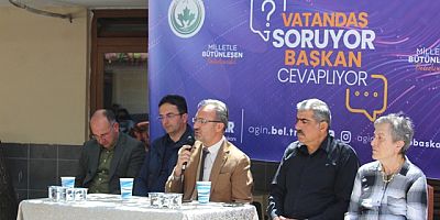 Ağın'da “Vatandaş Soruyor, Başkan Cevaplıyor” Programı düzenlendi