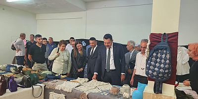 Ağın'da Yıl sonu sergisi açılışı