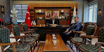 AĞIN'IN YENİ İLÇE MÜFTÜSÜ MUSTAFA KILINÇ'A HAYIRLI OLSUN ZİYARETLERİ