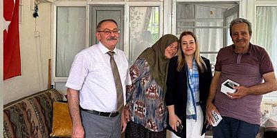 Ağın Kaymakamı  Yılmaz, Babalar gününde şehit babalarını ziyaret etti