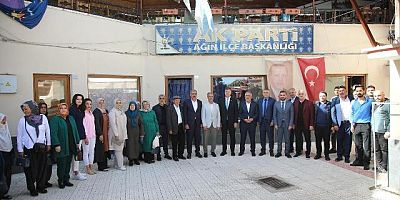 AK Parti Ağın'da istişare toplantısı Yaptı