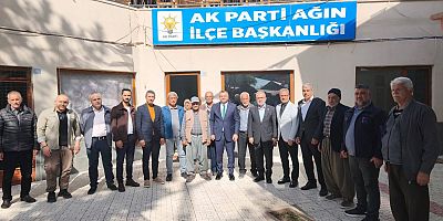 AK Parti Diyarbakır Milletvekili  Yaz,Türkiye Yüzyılı buluşması kapsamında Ağın'ı ziyaret etti
