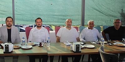 AK Parti Elazığ Milletvekili Açıkapı, Keban'da alabalık üreticileriyle bir araya geldi