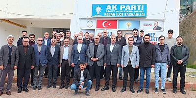AK Parti Elazığ Milletvekili Ejder Açıkkapı Keban İlçesini  ve Teşkilatını ziyaret etti