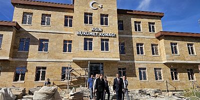 Ak Parti Elazığ Milletvekili Keleş Ağın'da inşaası devam eden  Hastane ve Hükumet konağını inceledi