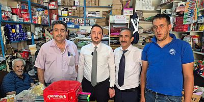 Anahtar Parti Elazığ İl Başkanı Sarışın,Keban Gazetesini ziyaret etti