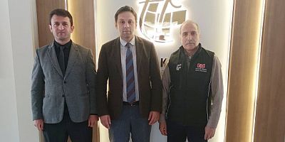 Bölge Müdürü Altınöz'den Keban Tapu Müdürü Yararlı'ya ziyaret