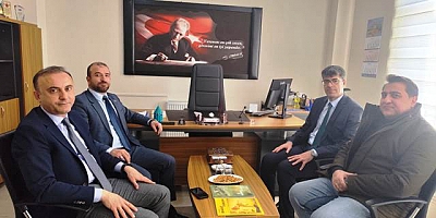 Daire başkanı Tanyıldızı Keban Milli Eğitim Müdürlüğünü ziyaret etti