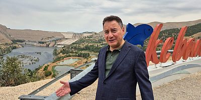 Deva Parti Genel Başkanı Ali Babacan Keban'ı ziyaret etti