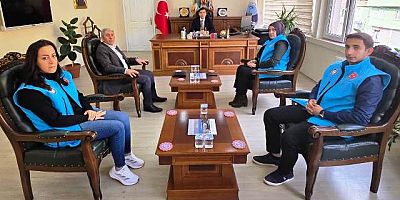 EKUT Üyeleri  Keban Kaymakamı Atalık'ı ziyaret etti