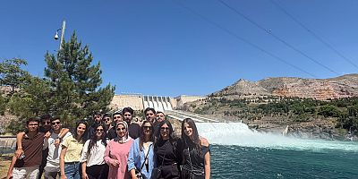 Elazığ'da Alternatif Enerji Kaynakları Teknolojisi programı öğrencileri Keban'ı ziyaret etti